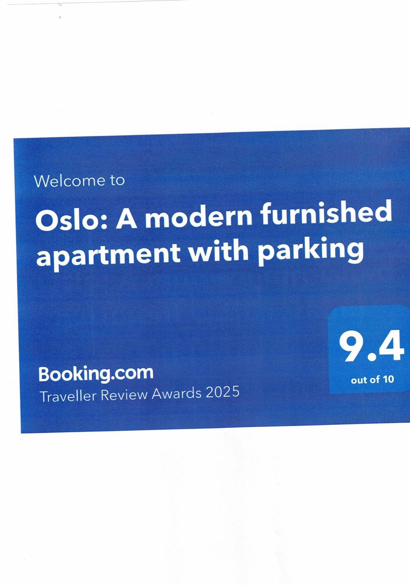 Oslo: A Modern Furnished Apartment With Parking 索菲亞 外观 照片